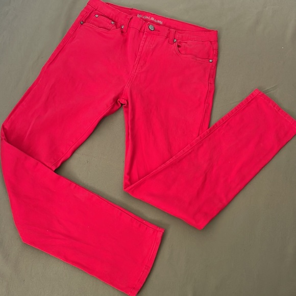 the next Movement Jeans The Next Movement High Rise Skinny Red